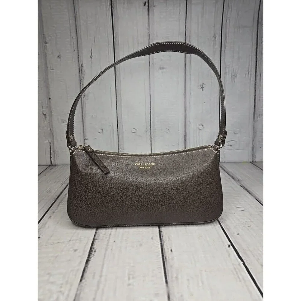 Kate Spade Brown Leather Shoulder Bag Medium - Picture 2 of 10